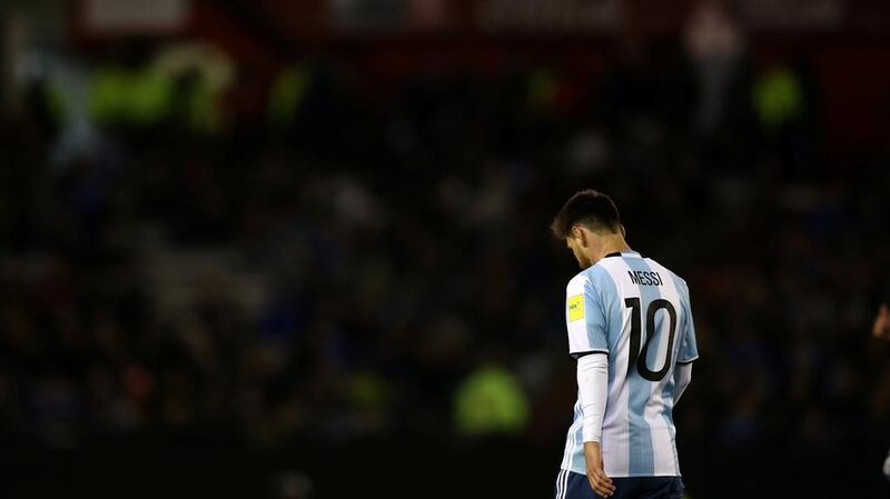 It was a poor night for Lionel Messi and for Argentina as they drew with Venezuela. Marcos Brindicci / Reuters