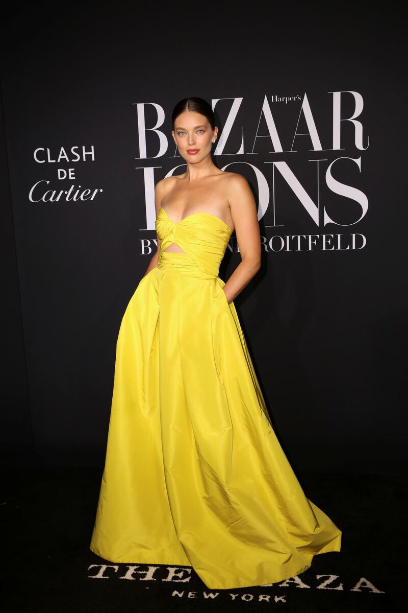 Emily DiDonato attends the 'Harper's Bazaar' celebration of 'Icons By Carine Roitfeld' during New York Fashion Week on September 6, 2019. Reuters