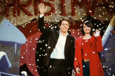 Hugh Grant and Martine McCutcheon star in 'Love Actually', which topped a Ranker poll of the best Christmas rom-coms. Moviestore / Shutterstock