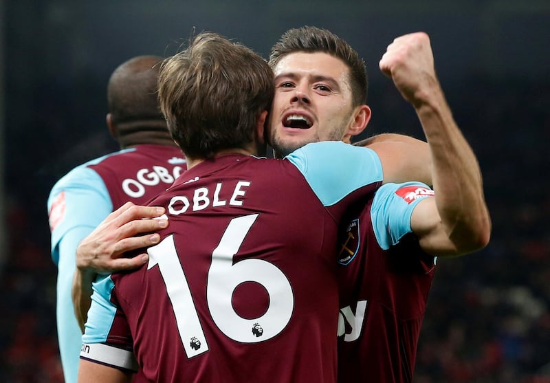 Centre-back: Aaron Cresswell (West Ham) – Adapting superbly to his new role as a left-sided centre-back, he and the Hammers kept a third clean sheet in a row as Stoke were beaten. Andrew Yates / Reuters