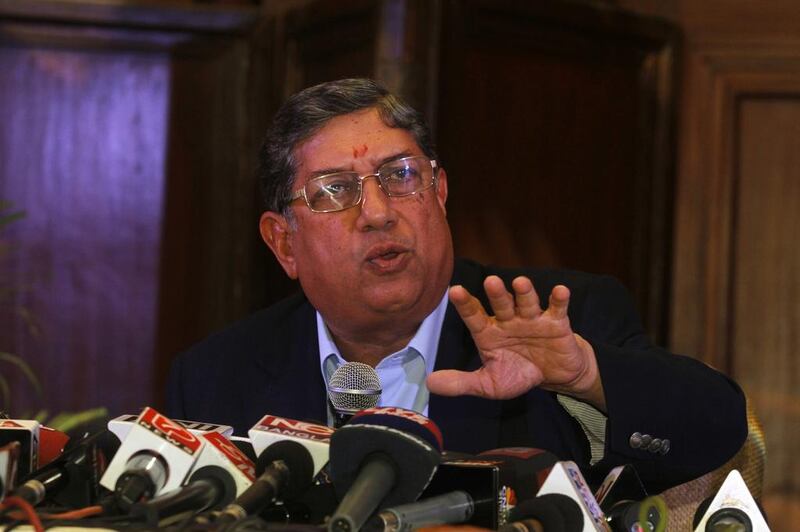 As representative of the cash-rich Indian cricket board (BCCI), president N Srinivasan has considerable influence in the world governing body, the ICC, and would not take a no for an answer. Rupak De Chowdhuri / Reuters