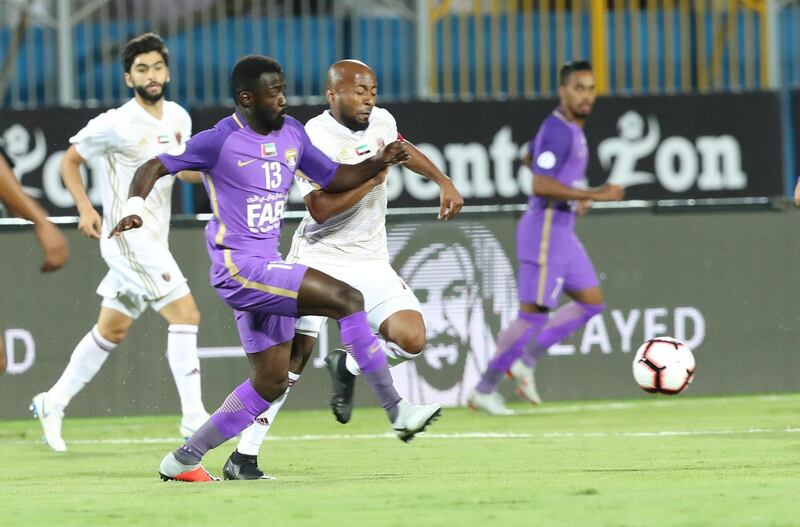 Al Ain vs Al Wahda Arabian Gulf Super Cup match played in Cairo, Egypt. Courtesy AGL