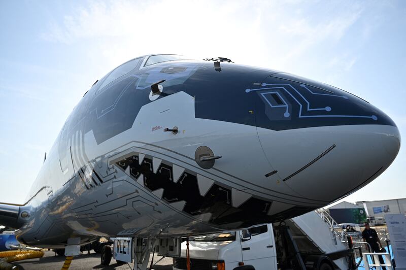 An Embraer E190-E2 aircraft. AFP