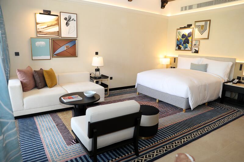 Ample space is a given in each of the hotel's rooms and suites