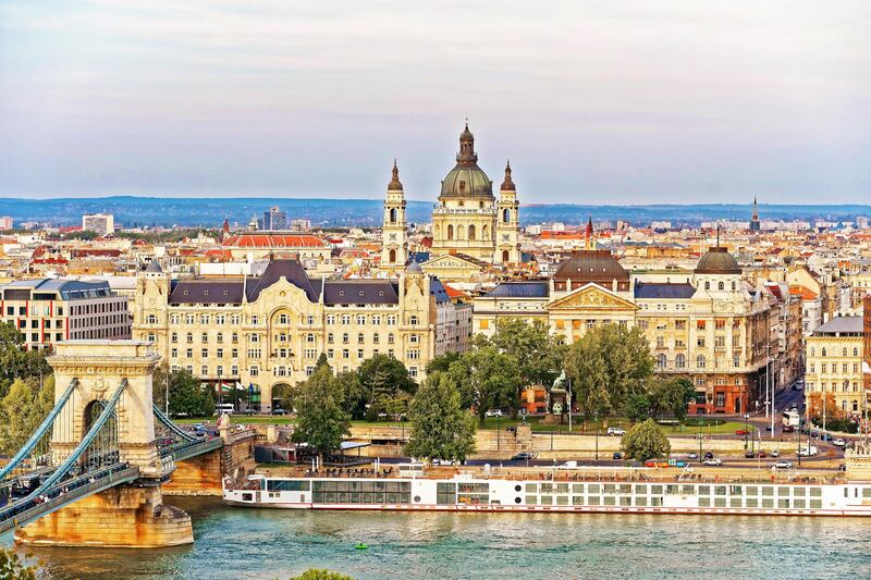 Budapest, Hungary. Arab investors are eyeing property in the city and wider eastern Europe. Roman Babakin : Alamy Stock