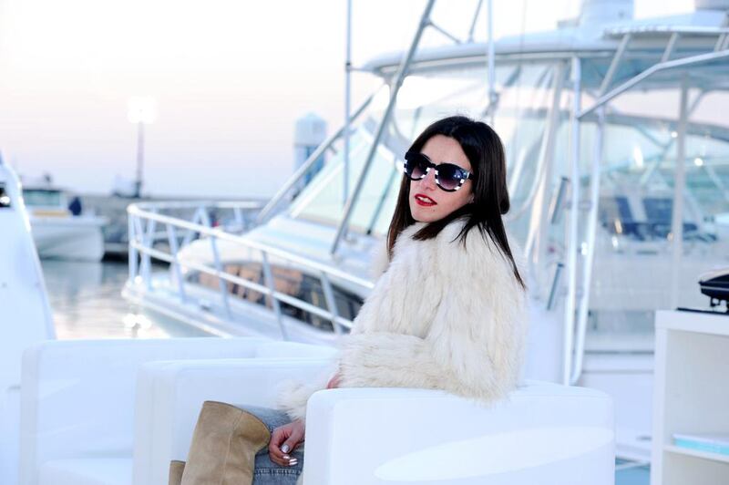 Nouf Al Hajri, the Kuwait Yacht Show director of operations, says organising a boat show has been the most difficult thing she had done. Courtesy Kuwait Yacht Show 