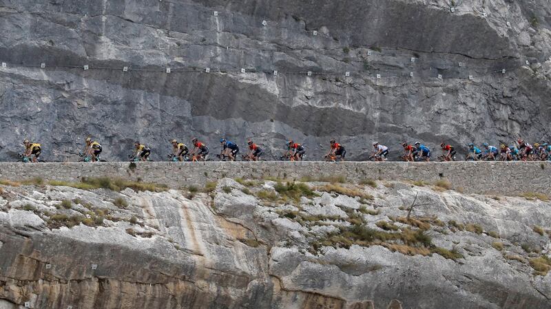 The peloton during Stage 3 of the Tour de France. PA