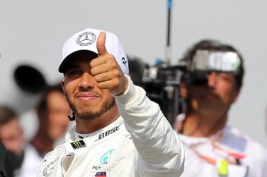 Formula One driver Lewis Hamilton has been vegan since 2017. AFP