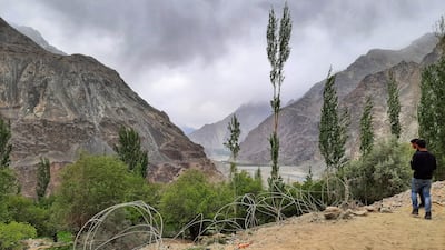 The India-Pakistan border near Thang village. Anita Rao Kashi for The National