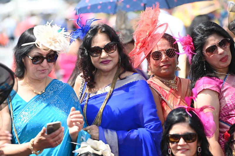 Most women for the sari initiative came from Britain but some flew in from other countries, including India, organisers said. 