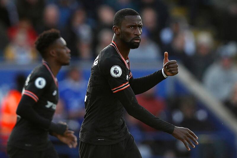 Centre-back: Antonio Rudiger (Chelsea) – The centre-back did what the forwards could not with a well-taken brace in the eventful second half of the draw with Leicester. AFP
