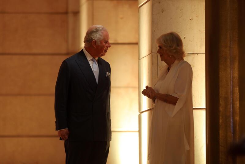 Prince Charles and Camilla are on a three-day visit to the country. EPA