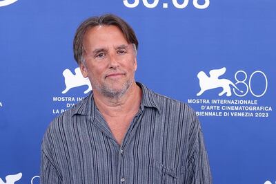Richard Linklater brought his new film Hit Man to Venice. AP