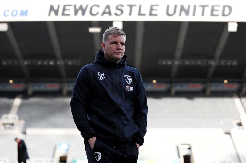 Eddie Howe was appointed Newcastle manager on Monday. Reuters