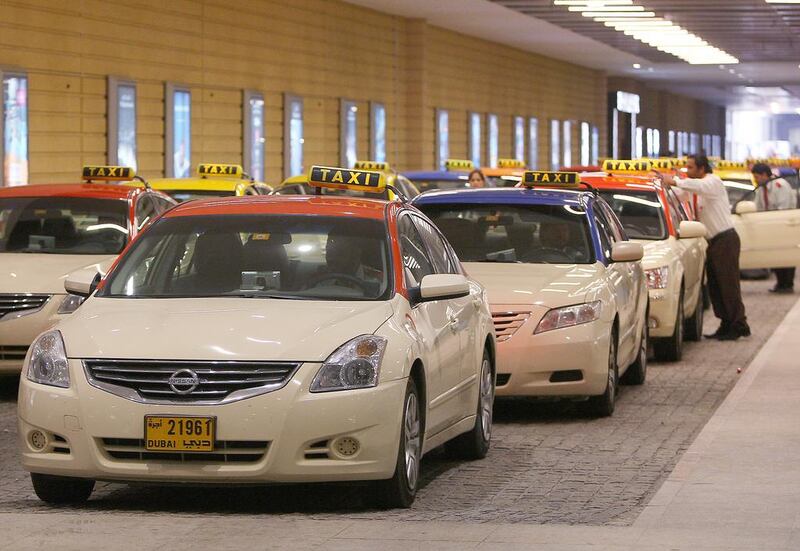 The Dubai Taxi Corporation says it has many initiatives to encourage safe driving. Pawan Singh / The National