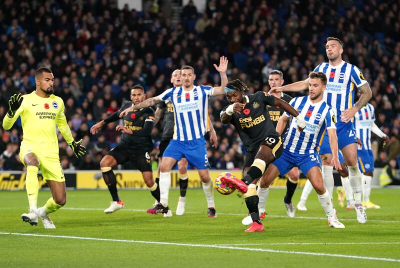 BRIGHTON RATINGS: Robert Sanchez 7 - Not much to do throughout, but probably saved his side from losing the match after bringing Wilson down. PA