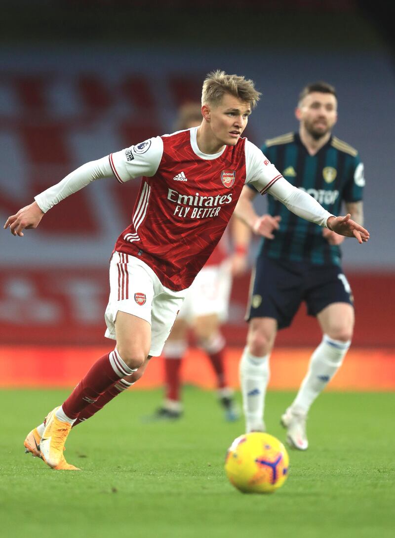 Martin Odegaard - 6: The 22-year-old Real Madrid loanee made his first start for Gunners and produced a few moments of quality but was outshone by some of his teammates. AP