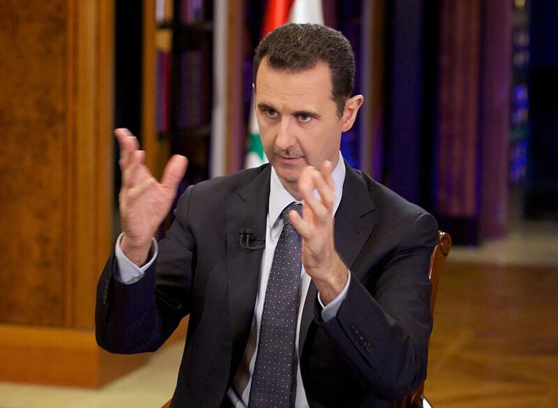 President Bashar Al Assad is living on borrowed time. AFP

