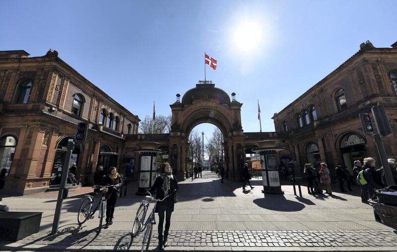 A Danish flag is pictured in Copenhagen, Denmark April 19, 2017.  REUTERS/Fabian Bimmer - RC16AA332670