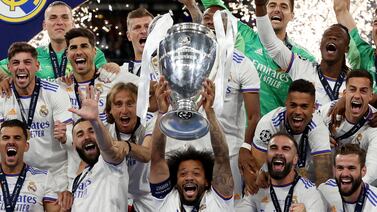 Real Madrid won the 2021/22 Champions League with a 1-0 victory over Liverpool in the final. Reuters