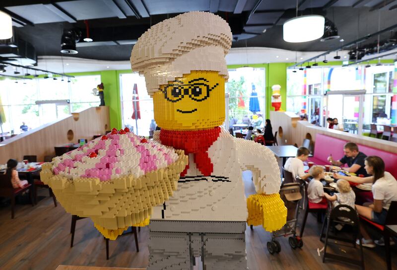 A  Lego creation at Legoland Hotel in Dubai. AFP