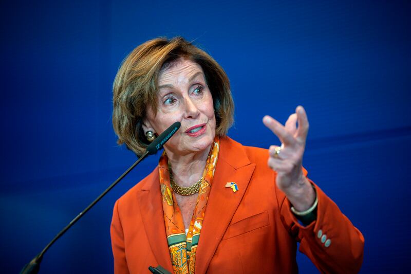 US House Speaker Nancy Pelosi said she would lead a delegation of Armenian-American members of Congress to the region. AP