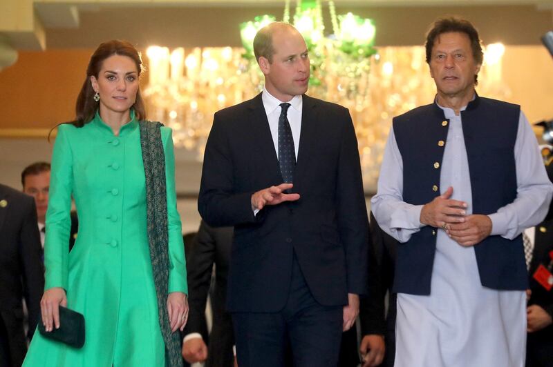 The couple are currently on their first visit to Pakistan. Getty Images
