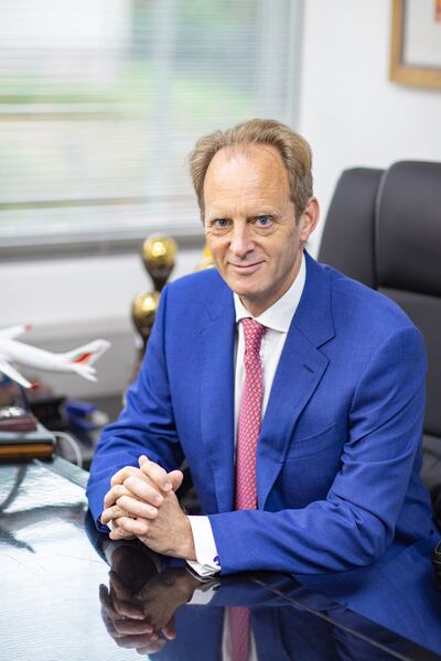 Richard Nuttall, chief executive of SriLankan Airlines. Photo: SriLankan Airlines