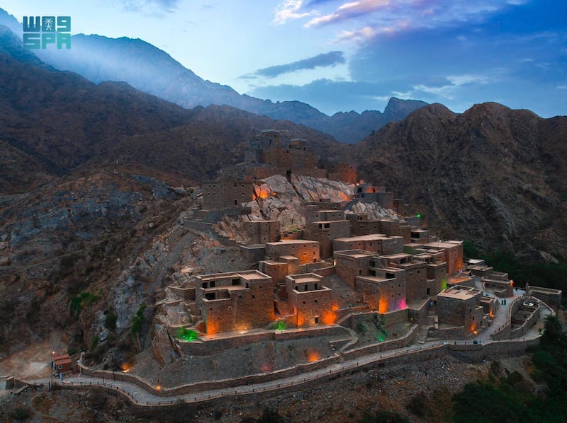 Dhi Ain village in Al Baha region. Tourism is expected to contribute more than 10 per cent of Saudi Arabia’s gross domestic product by 2030 – up from 3 per cent currently.