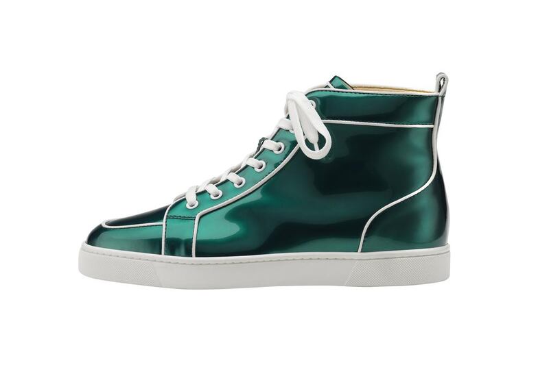 High-tops, Dh3,290, Christian Louboutin. Courtesy Christian Louboutin