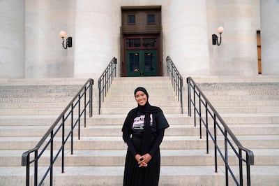 Ohio's Munira Abdullahi became the first Muslim woman in her state legislature. AP