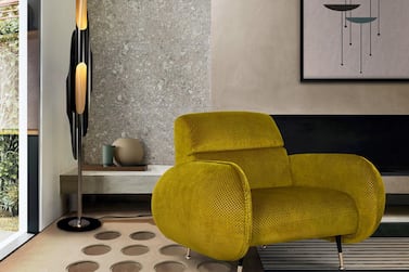 Juxtapose bold yellow against solid grey, in keeping with Pantone Colour Institute's colours of the year 2021. Photo: Essential Home