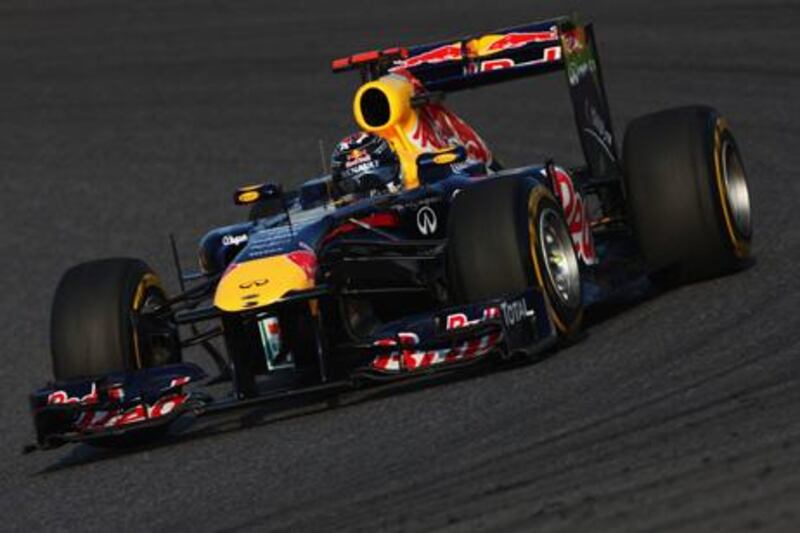 SUZUKA, JAPAN - OCTOBER 09:  Sebastian Vettel of Germany and Red Bull Racing drives during the Japanese Formula One Grand Prix at Suzuka Circuit on October 9, 2011 in Suzuka, Japan.  (Photo by Mark Thompson/Getty Images)