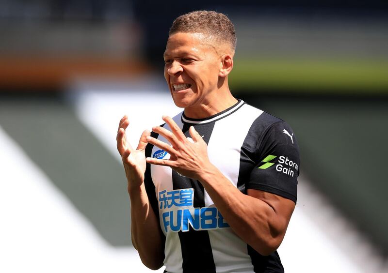 Dwight Gayle - 6: Mixed bag from the striker. Lively start before fading as the match went on. Pass set up Shelvey goal and saw deflected free-kick well saved by Fabianksi. Getty