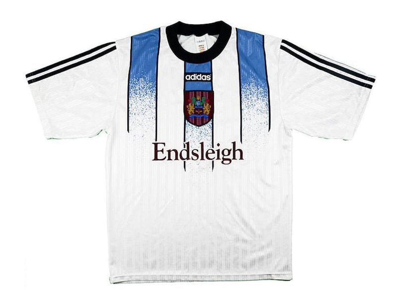 Burnley 1997-98 Away kit. Courtesy Football Kit Archive