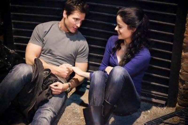 Peter Facinelli and Jaimie Alexander in Loosies. Courtesy Front Row Filmed Entertainment