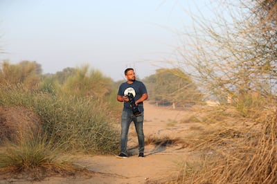 Hermis Haridas, who lives in Dubai, is a renowned wildlife photographer. Chris Whiteoak / The National
