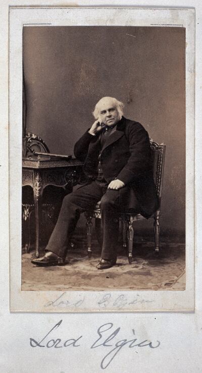 UNITED KINGDOM - MARCH 29:  Signed carte-de-visite portrait of James Bruce, Lord Elgin (1811-1863). Elgin was the son of the seventh Earl of Elgin, best known for the 'Elgin marbles'. Lord Elgin was Governor General of Canada from 1847-1854 and Governor General of India from 1862 until his death the following year.  (Photo by SSPL/Getty Images)