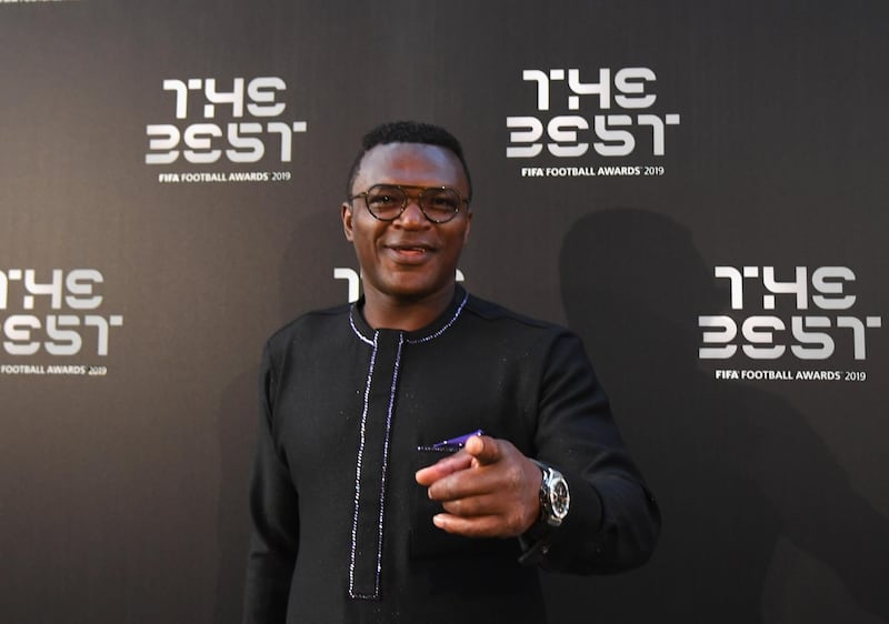 Marcel Desailly attends The Best FIFA Football Awards 2019. Getty Images
