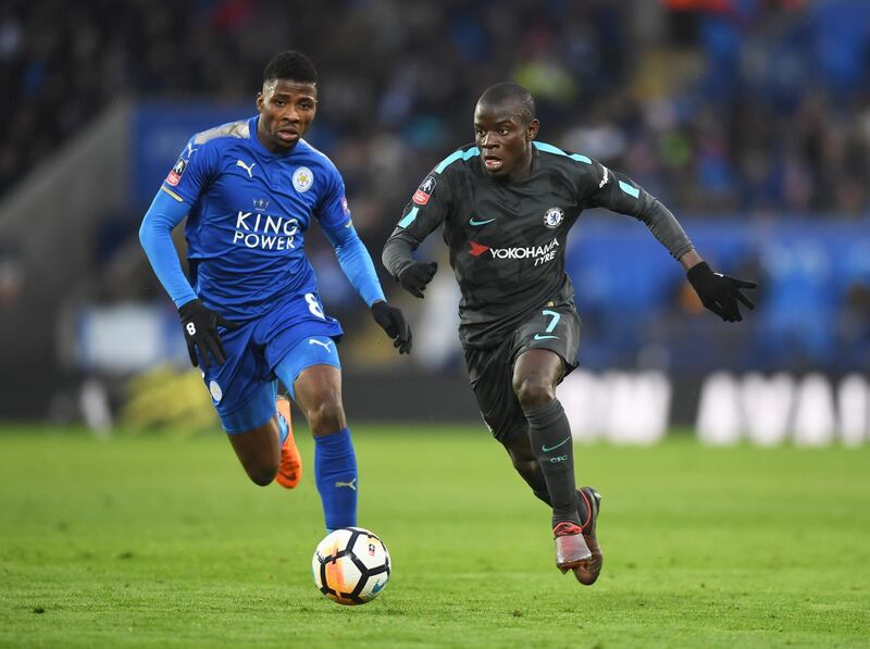 Centre midfield: N’Golo Kante (Chelsea) – Capped an all-action display against his old club Leicester by providing the cross for Pedro’s extra-time winner. Michael Regan / Getty Images