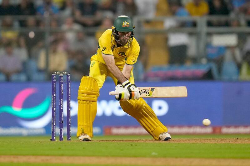 Glenn Maxwell hit 10 sixes in 21 fours in his double ton that sealed a three-wicket win for Australia and a spot in the World Cup semi-finals. AP