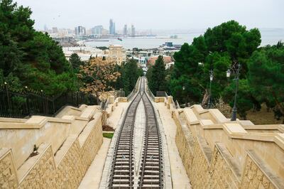A view from the Baku Funicular, which was completely overhauled in 2012. Getty