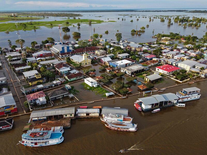 For more than a month, Careiro da Varzea in the Brazilian state of Amazonas has been under water in one of the worst floods on record. Manaus and 35 other cities have declared a State of Emergency. AFP