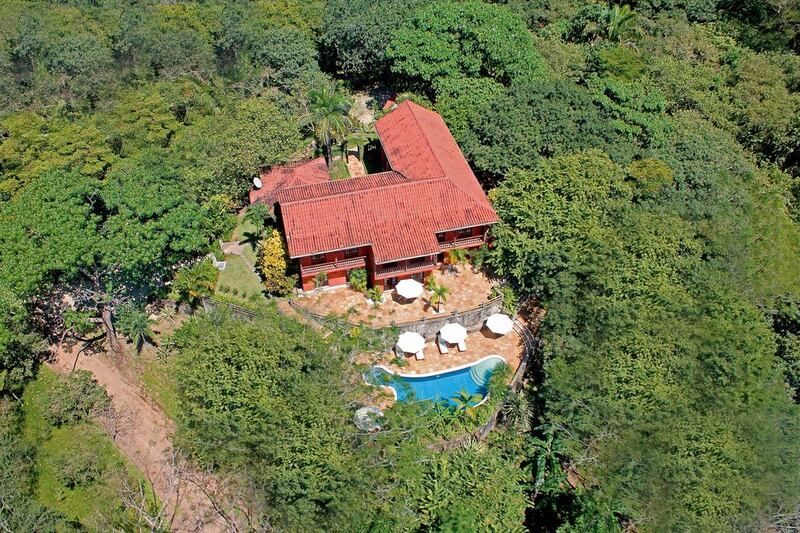 Supremely situated amid 500 acres of privately owned jungle in a remote area of Costa Rica's lush Nicoya Peninsula, the villas on Playa Barrigona are tropical retreats unlike any other and are owned by celebrated actor Mel Gibson. Photo: Christie's International Real Estate