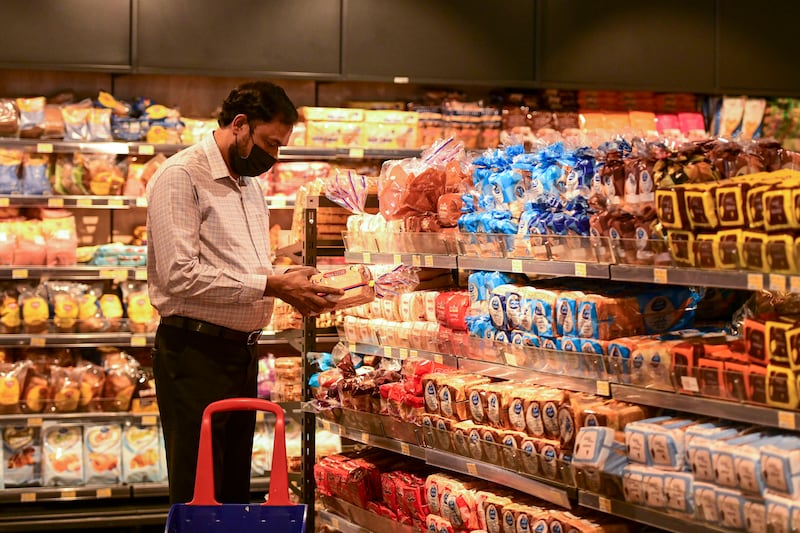 The UAE Ministry of Economy has approved a policy to check the prices of basic food such as bread, flour and eggs. 
Khushnum Bhandari / The National
