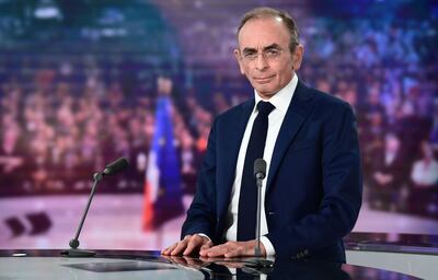 French far-right party Reconquete! presidential candidate Eric Zemmour on February 13. AFP