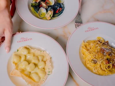 Expect plenty of pasta and seafood at Cicchetti Knightsbridge.