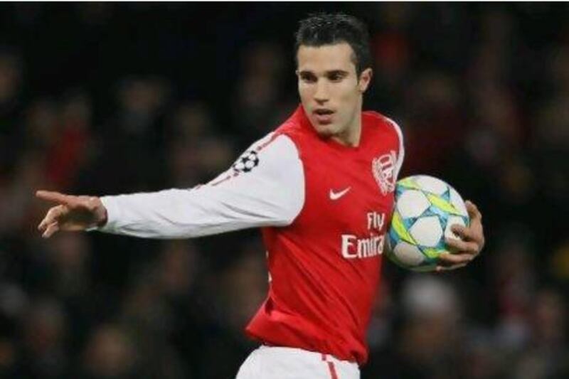 Robin van Persie may be changing from Arsenal red for Manchester City's sky blue over the summer.