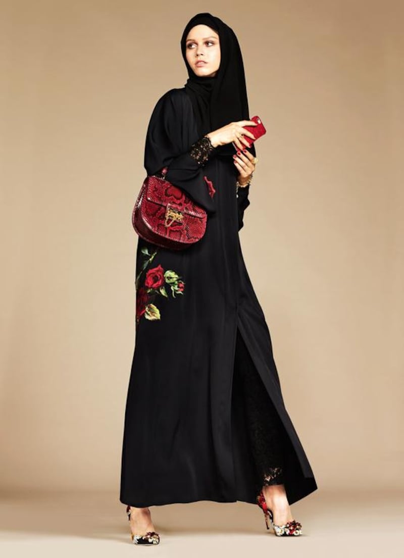 Dolce & Gabbana first abaya collection. Courtesy of Dolce & Gabbana