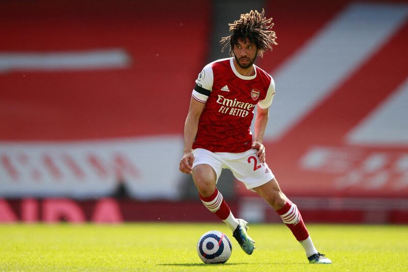 Mohamed Elneny - 6: Egyptian midfielder was efficient playing in screening role in front of defence. Guilty of not releasing ball quickly enough to teammates and slowing down attacks on occasions. AFP